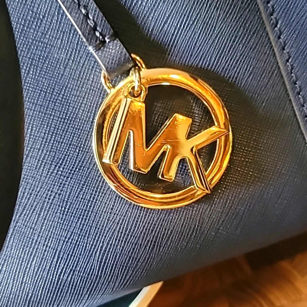 Michael Kors Navy Dillon Satchel - Picture 3 of 9